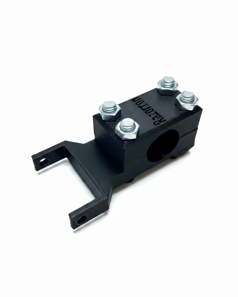 Baja light handlebar mounting bracket, bolt-on universal fit