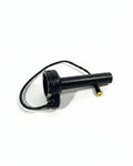 Surron-style metal throttle with wiring harness and yellow connector for Super73 — ER Moto