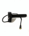 Surron-style metal throttle with wiring harness and yellow connector for Macfox — ER Moto